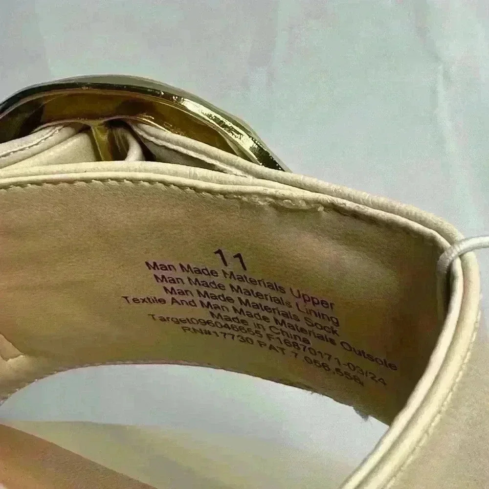 Women's Cream Colored Wedge Heel, New in Box Size 11 A New Day Target - Picture 9 of 9